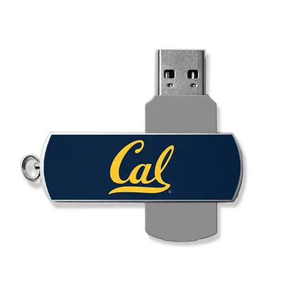 Cal Bears Solid Design 32GB Metal Twist USB Drive