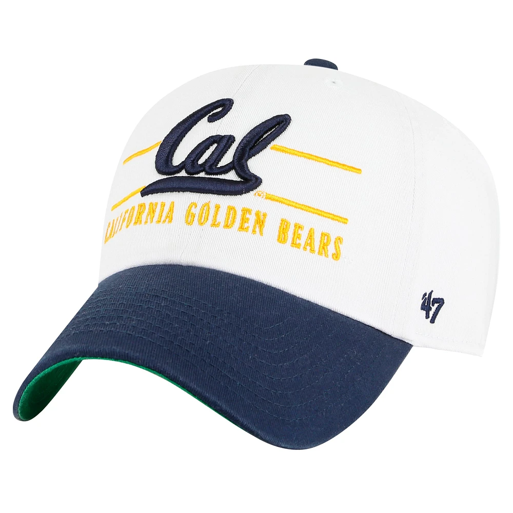 Casquette ajustable Cal Bears Gridiron Clean Up 47 blanche pour homme