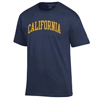T-shirt bleu marine Champion Cal Bears Basic Arch pour homme