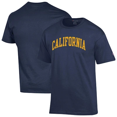T-shirt bleu marine Champion Cal Bears Basic Arch pour homme