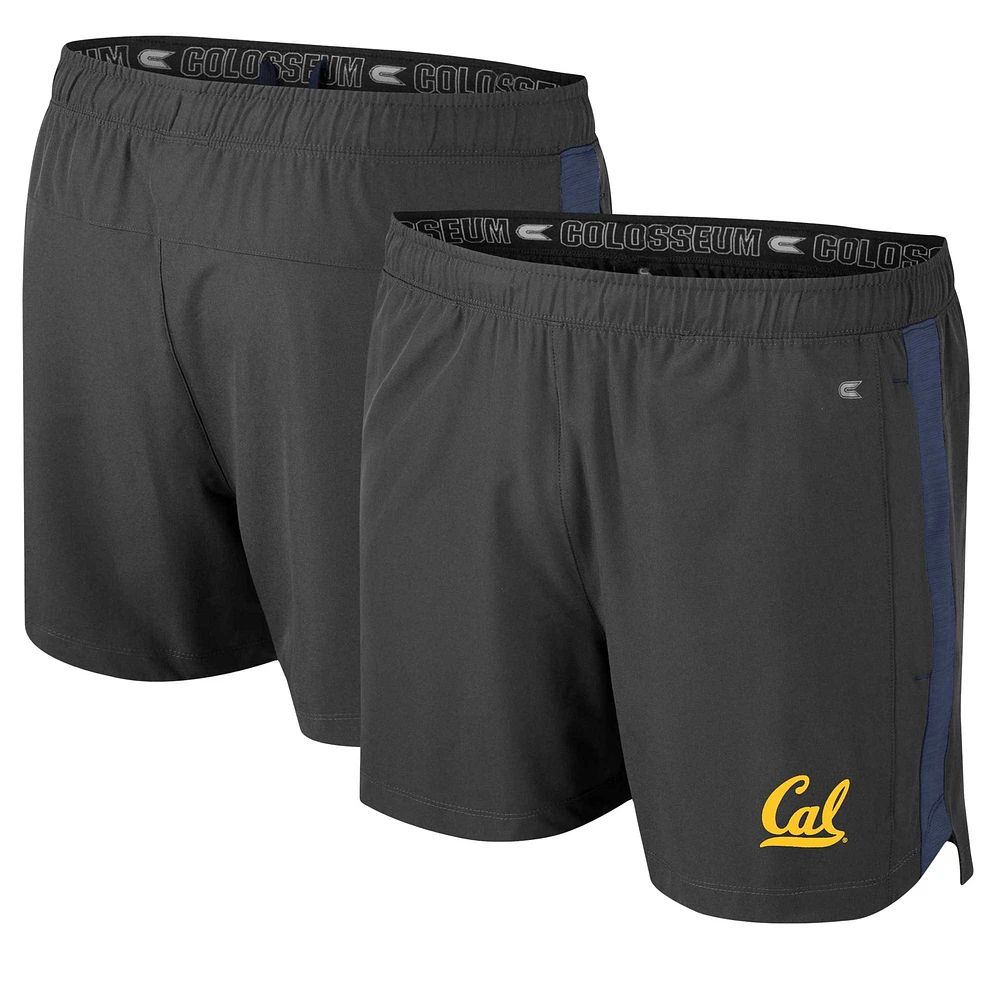 Men's Colosseum Charcoal Cal Bears Langmore Shorts