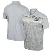 Men's Colosseum Gray Cal Bears Cybernetic Polo