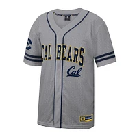 Men's Colosseum Gray Cal Bears Free Spirited Baseball Jersey