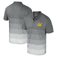 Polo en maille rayée Cal Bears gris Colosseum pour hommes