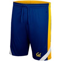 Men's Colosseum Navy/Gold Cal Bears Am I Wrong Reversible Shorts