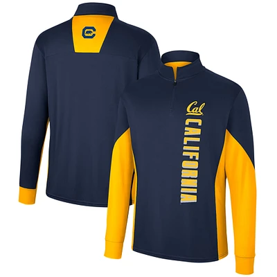 Men's Colosseum Navy Cal Bears Bart Quarter-Zip Top