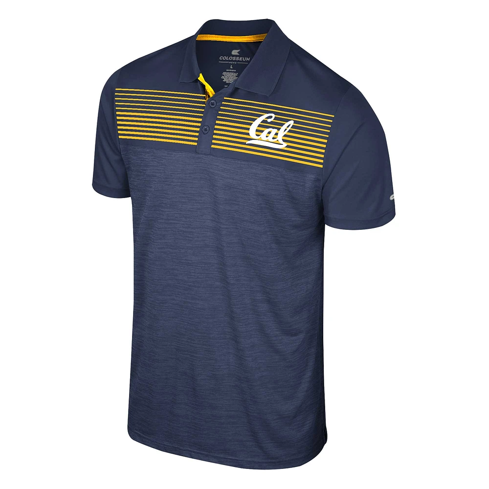 Men's Colosseum Navy Cal Bears Langmore Polo