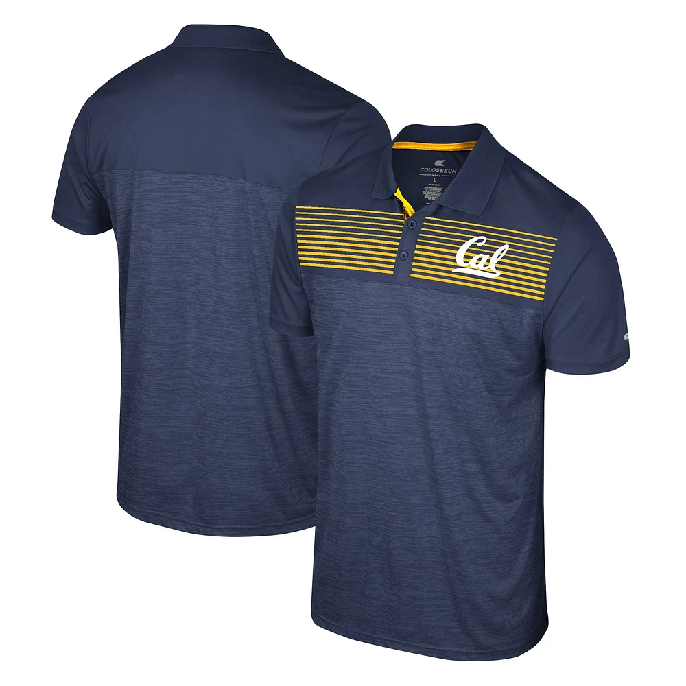 Men's Colosseum Navy Cal Bears Langmore Polo