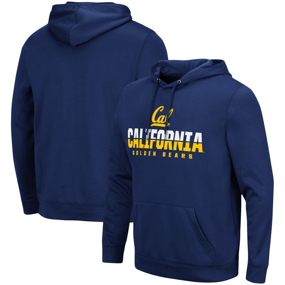 Men's Colosseum Navy Cal Bears Lantern Pullover Hoodie