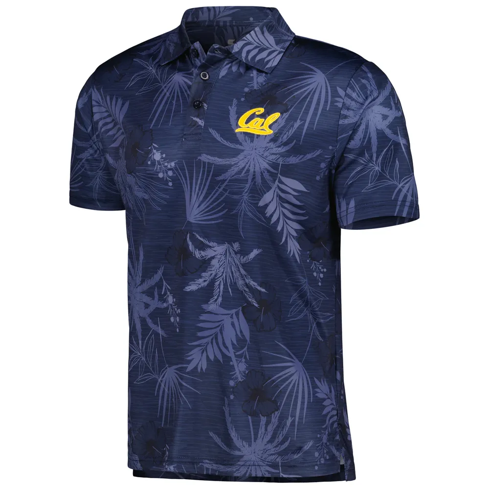 Men's Colosseum Navy Cal Bears Palms Team Polo