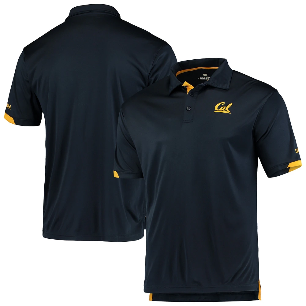 Men's Colosseum Navy Cal Bears Santry Lightweight Polo