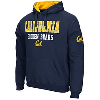 Men's Colosseum Navy Cal Bears Sunrise Pullover Hoodie