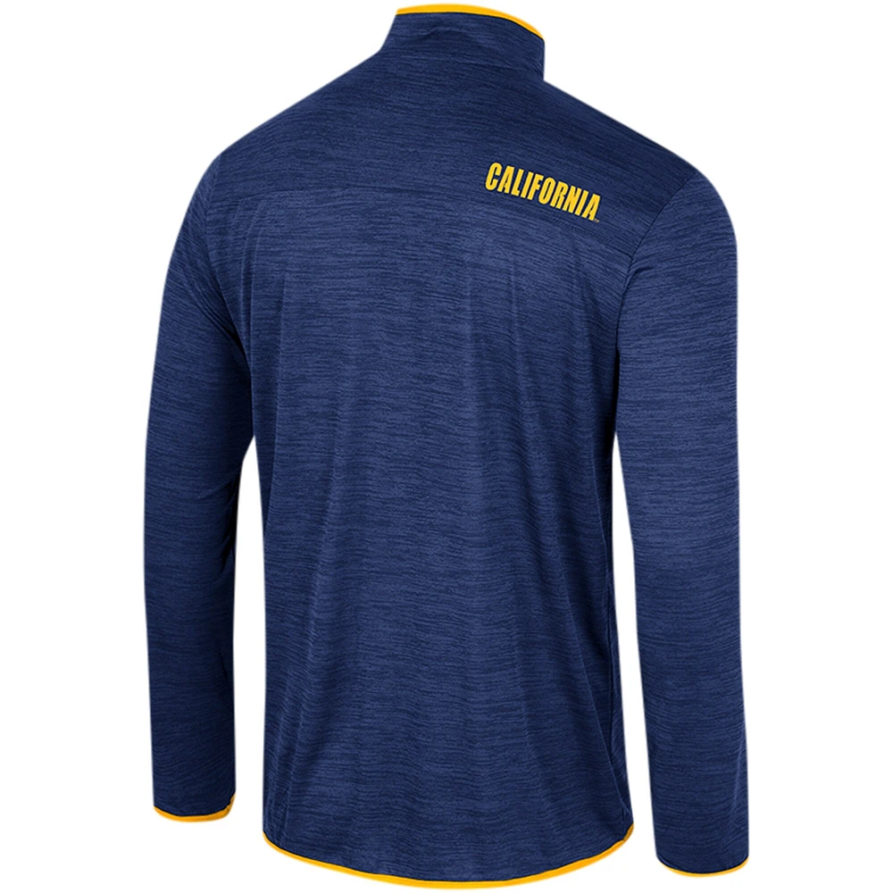 Coupe-vent Colosseum Navy Cal Bears Wright à quart de zip pour hommes