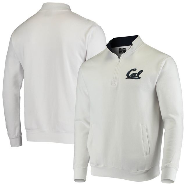 Colosseum White Cal Bears Tortugas Logo Quarter-Zip Veste pour homme