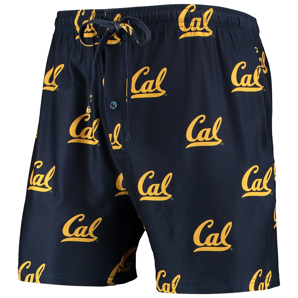 Concepts Sport Cal Bears Flagship Allover Print Jam Short Homme Bleu Marine