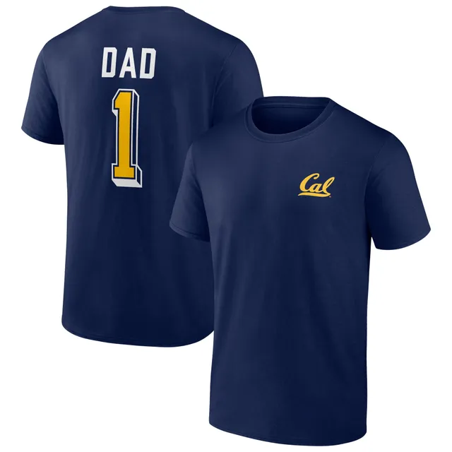 Men's Fanatics Branded Navy Chicago Bears #1 Dad T-Shirt