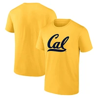 T-shirt Fanatics Gold Cal Bears pour homme avec logo principal