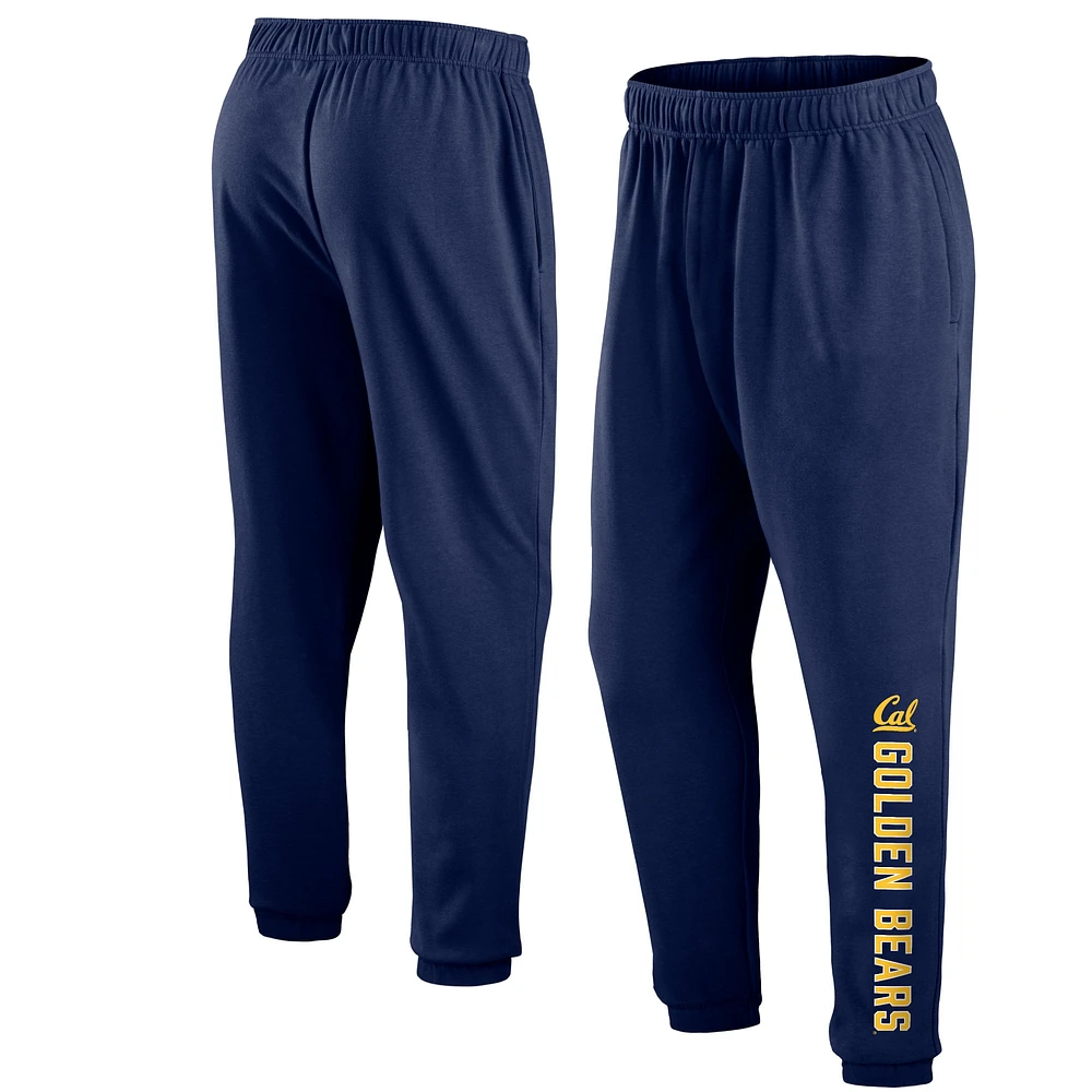 Men's Fanatics Navy Cal Bears Chop Block Fleece Sweatpants