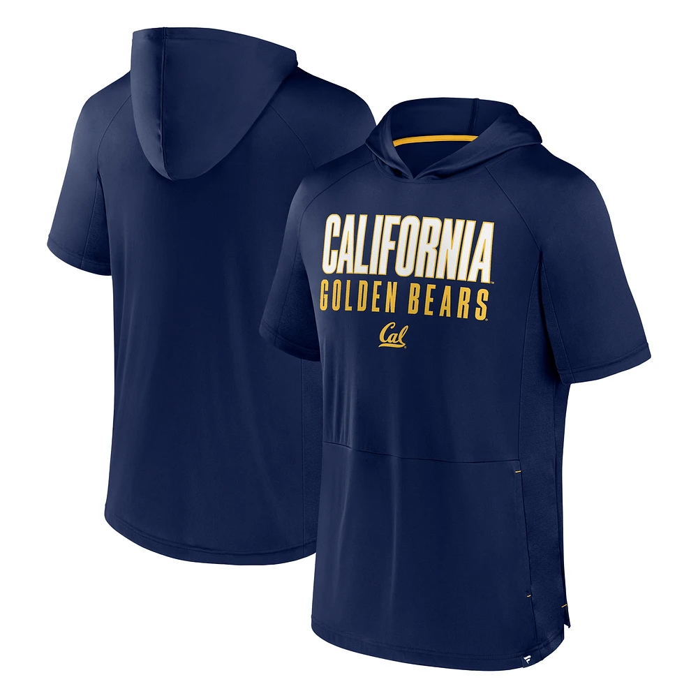 Men's Fanatics  Navy Cal Bears Core Read Hoodie T-Shirt