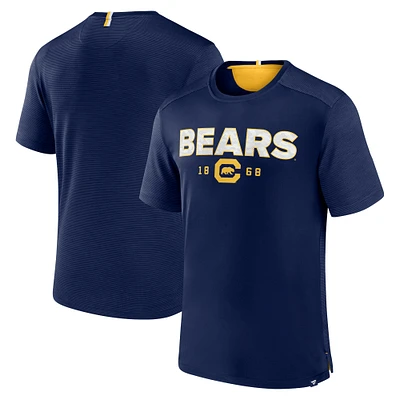 Men's Fanatics  Navy Cal Bears Defender Rush T-Shirt