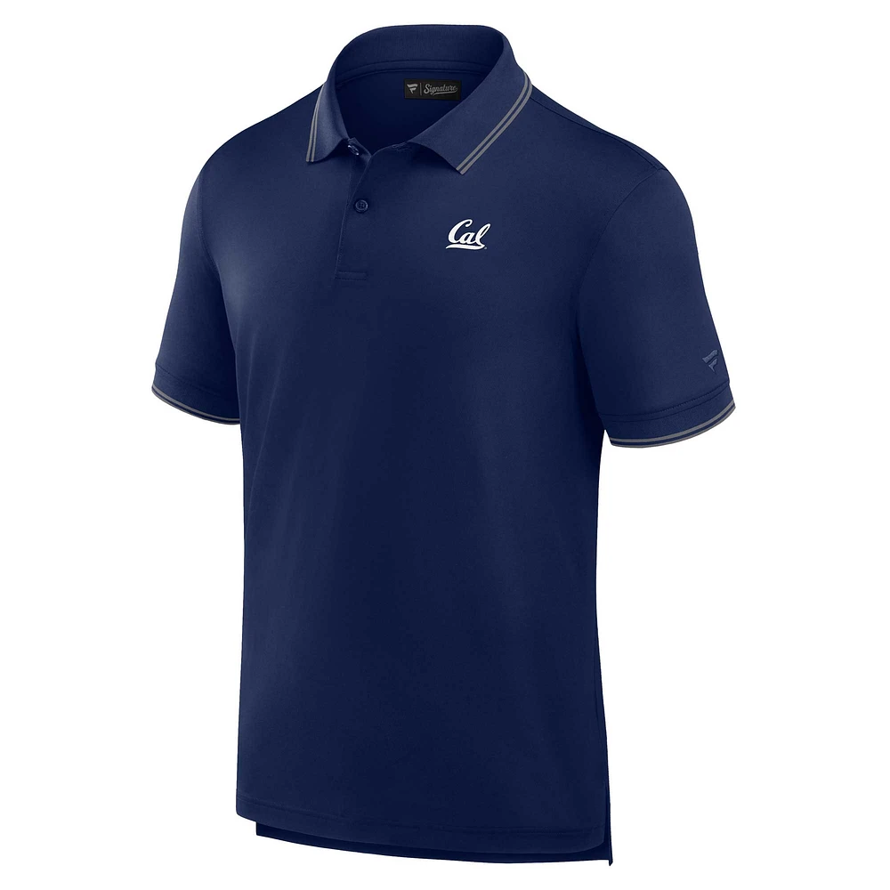 Men's Fanatics Navy Cal Bears Front Office Pique Polo