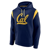 Men's Fanatics Navy Cal Bears Gym Rat Pullover Hoodie