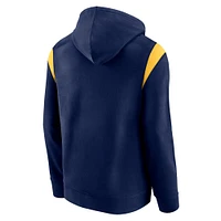 Men's Fanatics Navy Cal Bears Gym Rat Pullover Hoodie