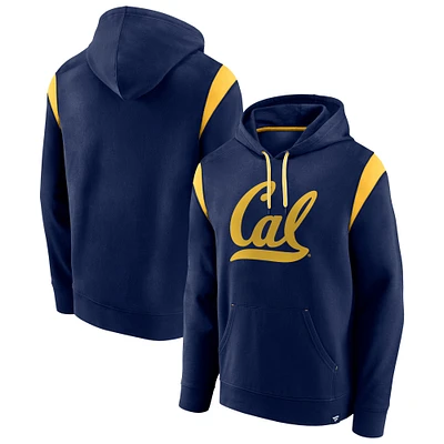 Men's Fanatics Navy Cal Bears Gym Rat Pullover Hoodie