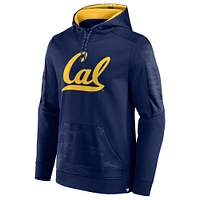 Men's Fanatics Navy Cal Bears On The Ball Pullover Hoodie