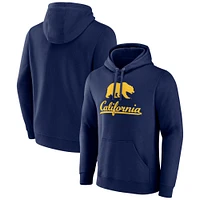 Men's Fanatics  Navy Cal Bears Team Lockup Pullover Hoodie