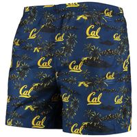 Men's FOCO Navy Cal Bears Island Palm Swim Trunks