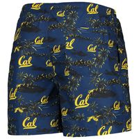 Men's FOCO Navy Cal Bears Island Palm Swim Trunks