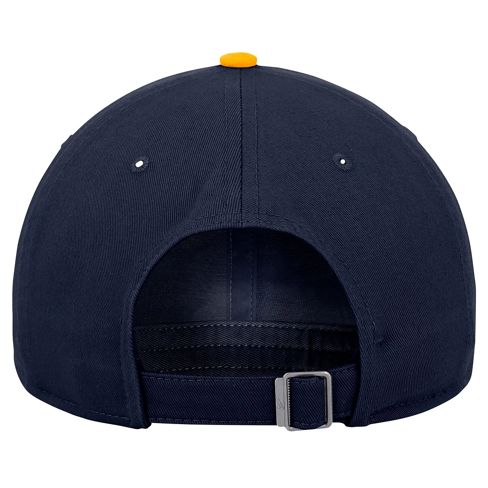 Men's Nike Navy Cal Bears Colorblock Club Adjustable Hat