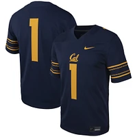 Maillot de football réplique intouchable Nike #1 Navy Cal Bears pour homme