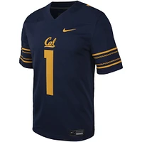 Maillot de football réplique intouchable Nike #1 Navy Cal Bears pour homme