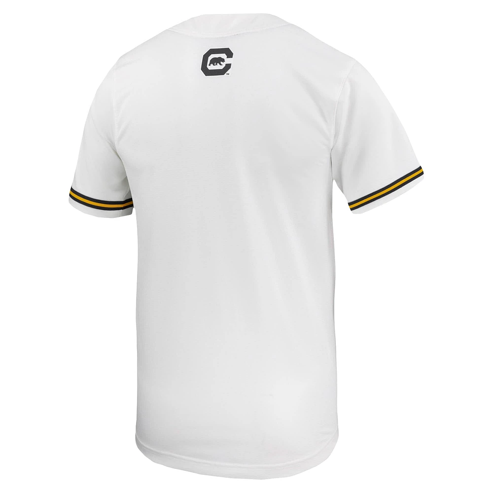 Maillot de baseball réplique Nike Cal Bears blanc pour homme