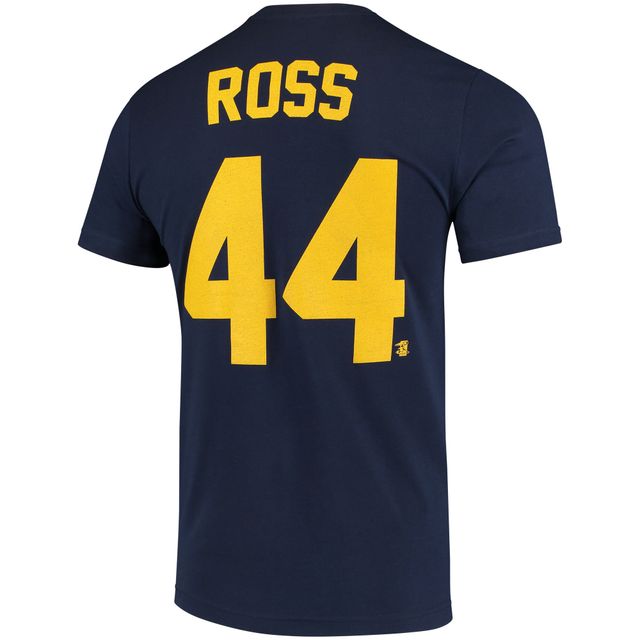 T-shirt avec nom et numéro de baseball pour hommes la marque rétro originale Tyson Ross Navy Cal Bears