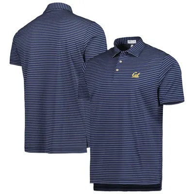 Cal Bears Peter Millar Crafty Performance Jersey Polo - Navy