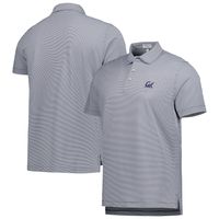 Men's Peter Millar Navy Cal Bears Jubilee Striped Performance Jersey Polo