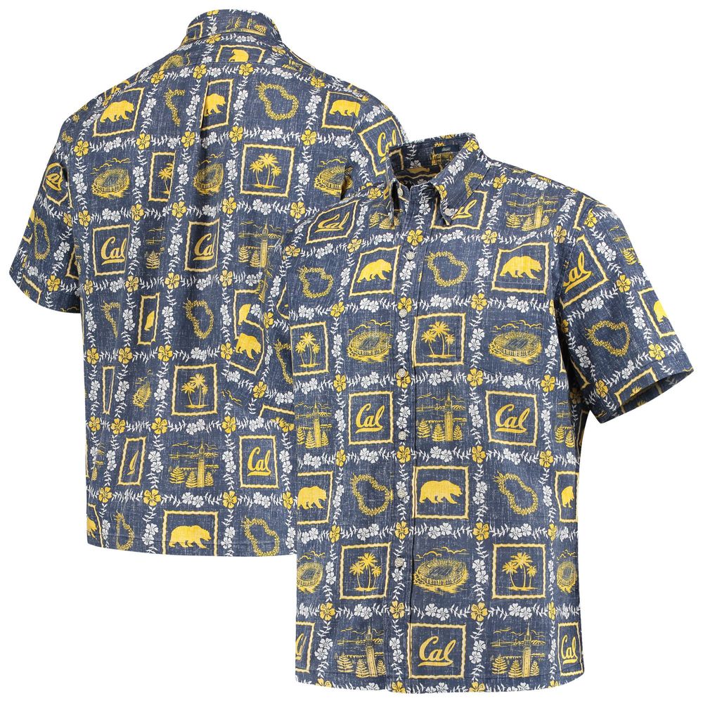 Men's Reyn Spooner Navy Cal Bears Classic Button-Down Shirt