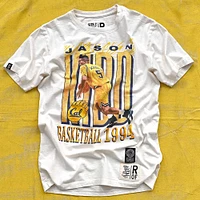 Men's Roots of Fight Jason Kidd White Cal Bears 1994 Graphic T-Shirt