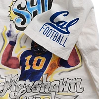 Men's Roots of Fight Marshawn Lynch White Cal Bears Shinin' 365 T-Shirt