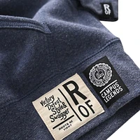 Men's Roots of Fight Navy Cal Bears Football Tri-Blend Pullover Hoodie