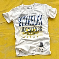 Men's Roots of Fight White Cal Bears 1868 Berkeley T-Shirt