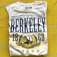 Men's Roots of Fight White Cal Bears 1868 Berkeley T-Shirt