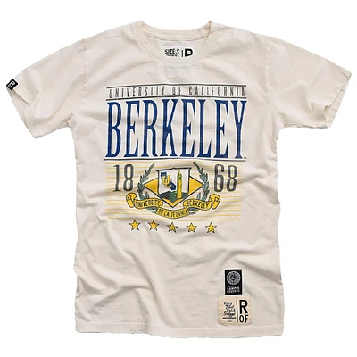 Men's Roots of Fight White Cal Bears 1868 Berkeley T-Shirt