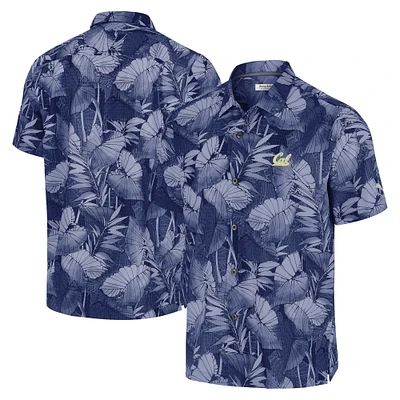 Chemise boutonnée pour homme Tommy Bahama Blue Cal Bears Coast Nuevo Fronds