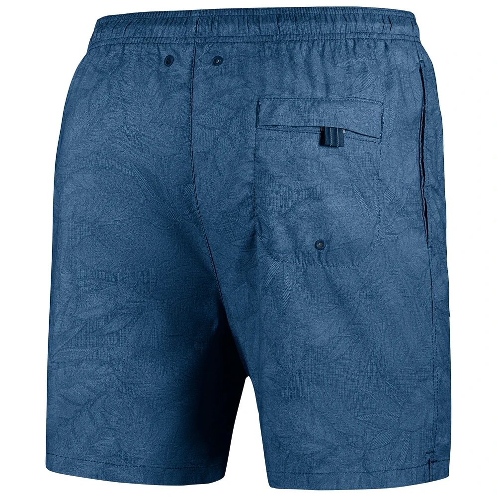 Men's Tommy Bahama Navy Cal Bears Naples Layered Leaves Swim Trunks