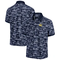 Polo bleu marine Tommy Bahama Cal Bears Sport Bay View pour homme