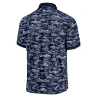 Polo bleu marine Tommy Bahama Cal Bears Sport Bay View pour homme